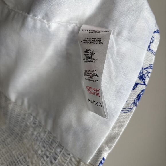 Jason Wu Linen Floral Halter Pant Set - Picture 4 of 9